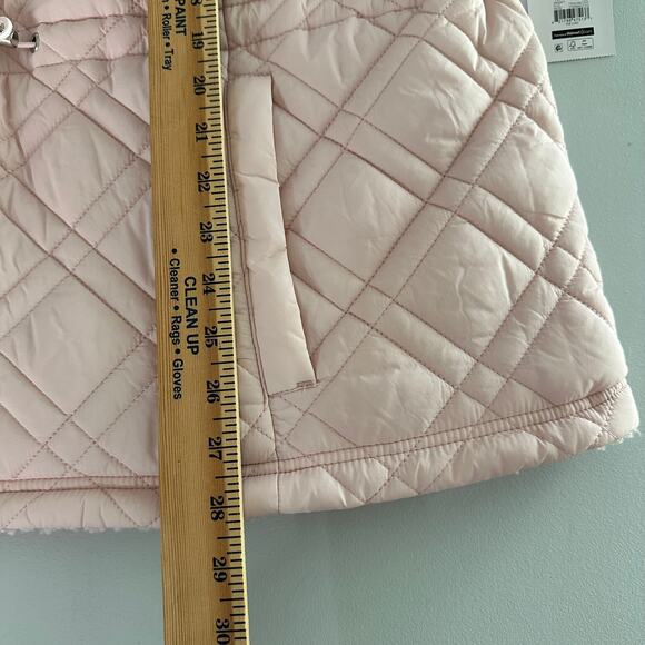 Time and Tru Reversible Sherpa Quilted Vest Pink Women's 2X NWT Warm Cozy - Picture 8 of 8